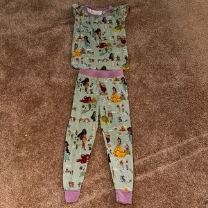Little sleepies Disney princess Pajamas